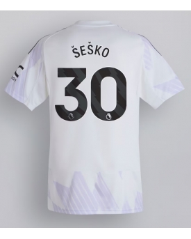 Billige Fotballdrakt Manchester United Benjamin Sesko #30 Replika Bortedrakt 2025-26 Kortermet Billige Fotballdrakt Manchester United Benjamin Sesko #30 Replika Bortedrakt 2025-26 Kortermet